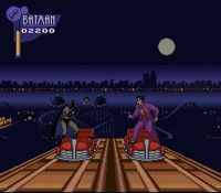 une photo d'Ã©cran de The Adventures of Batman and Robin sur Nintendo Super Nes